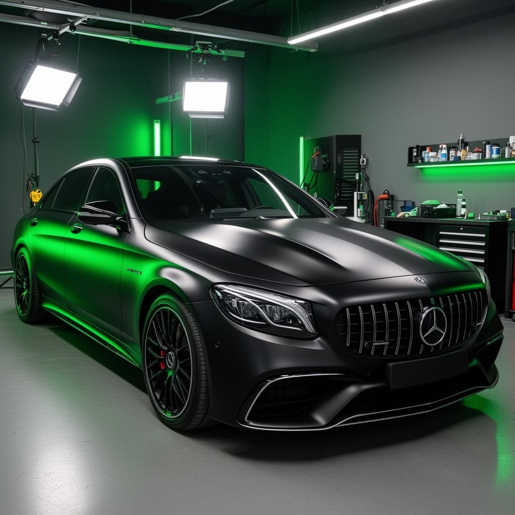 Mercedes AMG con chrome delete